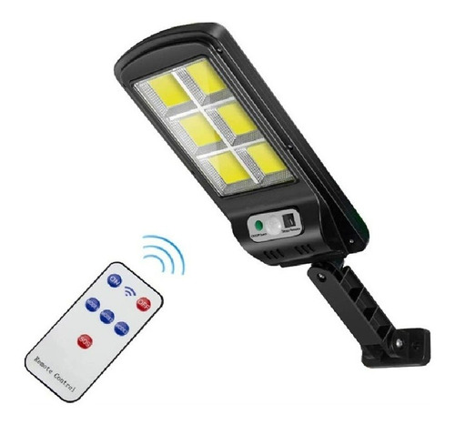 Foco Solar Led En Brazo 50w - Control Remoto Luz Cob