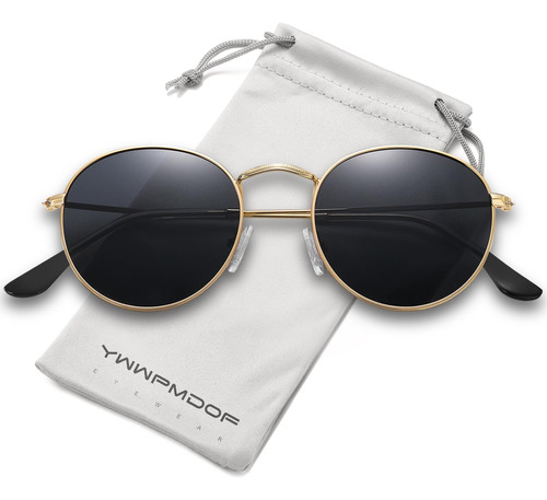 Ywwpmdof Gafas De Sol Polarizadas Redondas Para Mujeres Y Ho