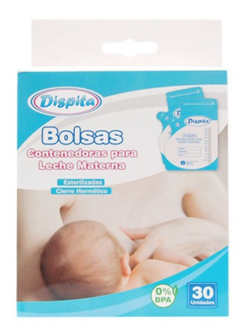 Imagen 2 de 4 de Bolsas Contenedoras De Leche Materna X30 Unidades Con Cierre