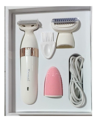 Depilador Aparador De Pelos Feminino Com Massageador Facial