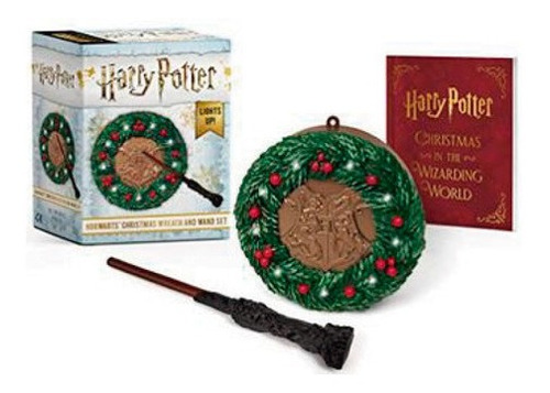 Harry Potter Hogwarts Christmas Wreath And Wand