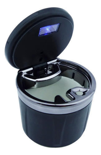 Cenicero Para Auto Portátil Con Luz Led Porta Moneda