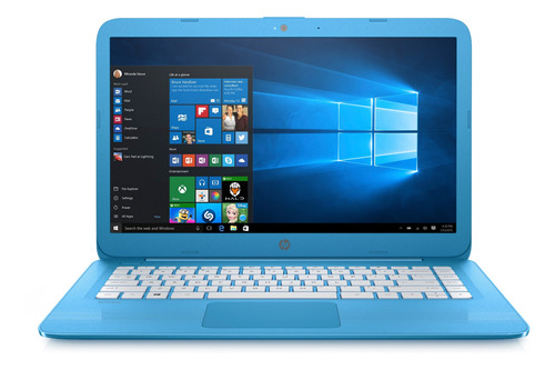 Notebook HP Stream 14-cb011wm blue 14", Intel Celeron N3060  4GB de RAM 32GB SSD, Intel HD Graphics 400 1366x768px Windows 10 Home