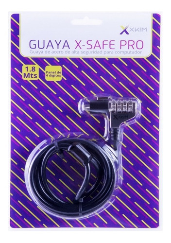 Guaya Profesional Xkim X-safe Pro Clave Negra