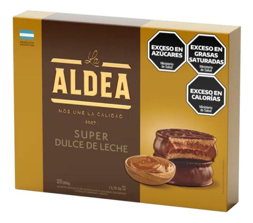 Alfajor Aldea X 12 Unidades De Chocolate