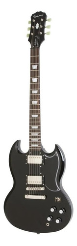 Guitarra elétrica Epiphone SG G-400 Pro de  mogno ebony com diapasão de pau-rosa