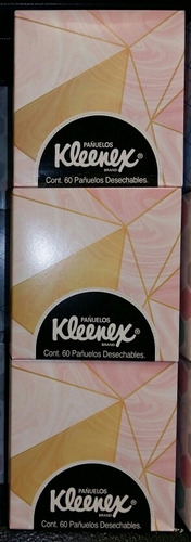 Pañuelos Kleenex (3 Pack De 60 Pañuelos C/u)