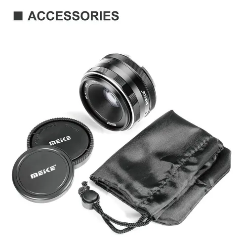 Lente Meike Mk 25mm F1.8 Para Camara Con Montura Canon Eo...