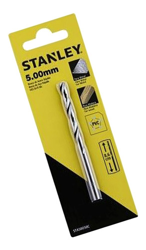 Broca Aço Para Metal 5mm X 82mm Stanley Sta50050c