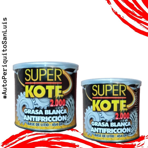 Grasa Blanca De Litio Antifriccion Multi Uso Super Kote (17)