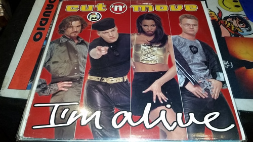 Cut N Move I'm Alive Vinilo Maxi Dinamarca Euro 1995 Hit