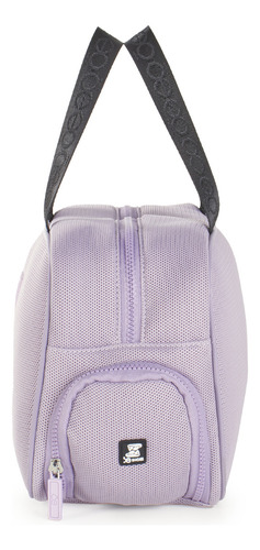Neceser Cloe Unisex De Viaje Textil Multiples Compartimentos Color Lila