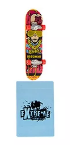 Brinquedo Skate De Dedo Com Rampa Obstáculo X-trick Artbrink