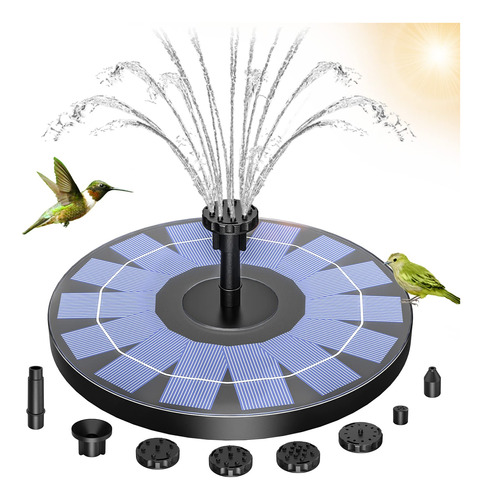 Amztime Bomba De Fuente Solar Para Bano De Pajaros, Bomba De