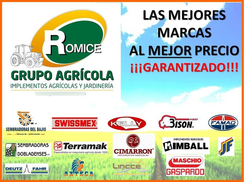 Segadora Agricola De 5 Discos P/ Tractor Marca Swissmex Khun