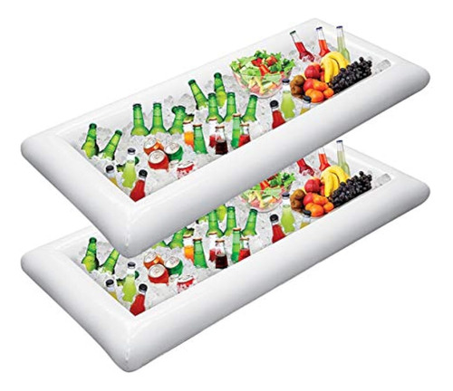 Hieleras Inflables Extra Grandes Para Fiestas Y Eventos 2pz