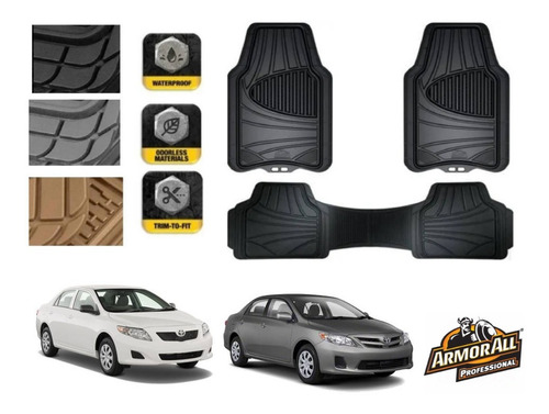 Tapetes Uso Rudo Toyota Corolla 2009 A 2013 Armor All