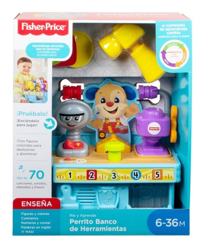 Fisher Price - Perrito Banco De Herramientas - Gfx36