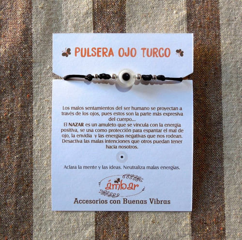 Pulsera Ojo Turco - Varios Colores, Diferentes Significados