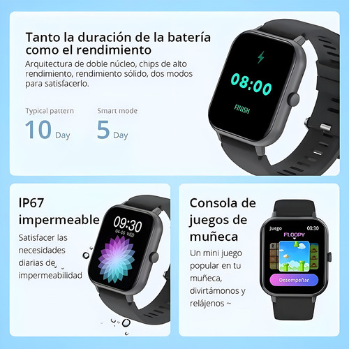 Smartwatch Colmi P20 Plus Deportivo Juegos Notificaciones