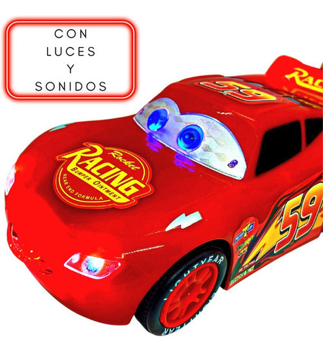 Auto Lightning Mcqueen Cars Lights Sound Music Move Tongue Pila