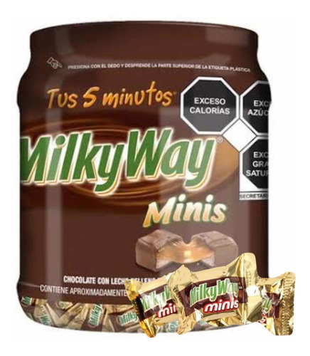 chocolate Relleno Milky Way Mini 52pz