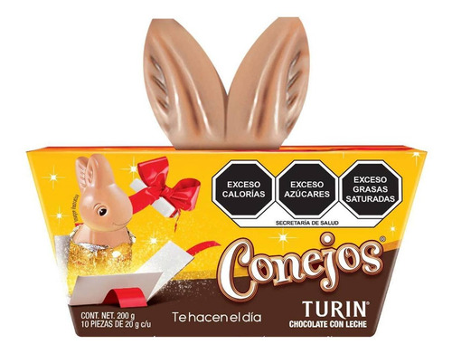 Conejos Turin 10 Conejitos Chocolate Ideales Regalo 200g