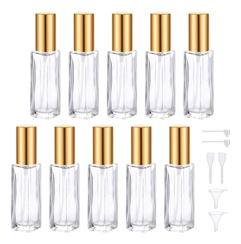 Botellas De Perfume De Viaje Recargables 10 Paquetes De Atom