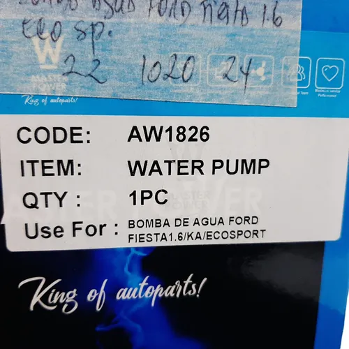 Bomba De Agua Ford Fiesta 1.6