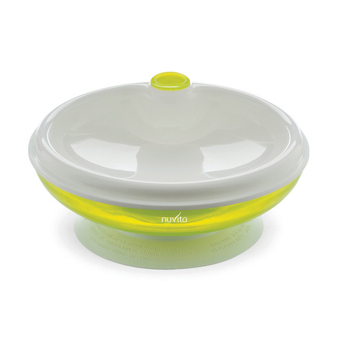 Plato Con Tapa Para Microonda Verde Pppl0027