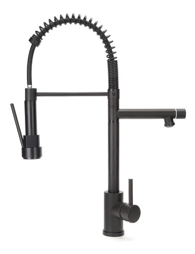 Imagen 6 de 9 de Grifería Para Cocina Monocomando Acero Inoxidable Flexible