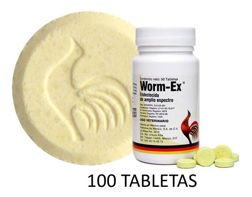 Alimento Worm-ex & Lab Vetinova & 100 Tab