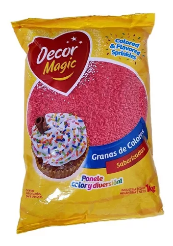 Granas Multicolor 1kg Sprinkles Repostería - Ciudad Cotillón