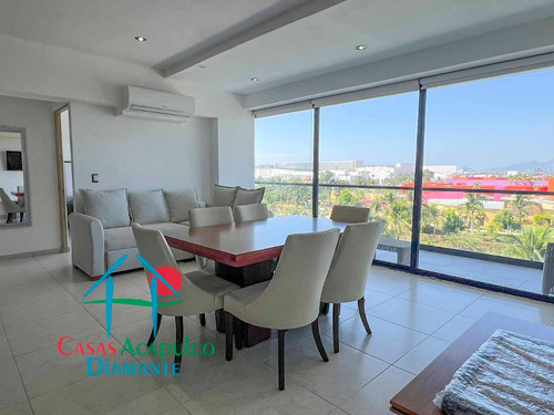 Cad Altamar Victory 402. ¡confort Y Estilo En Acapulco Diamante! Departamento Con Terraza Y Vista A Las Áreas Comunes