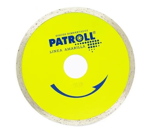 Disco Diamantado Continuo 110mm Patroll Pyc-4.3  L Amarilla