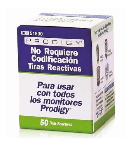 Cintas Reactivas Prodigy X50 Unidades + Envio