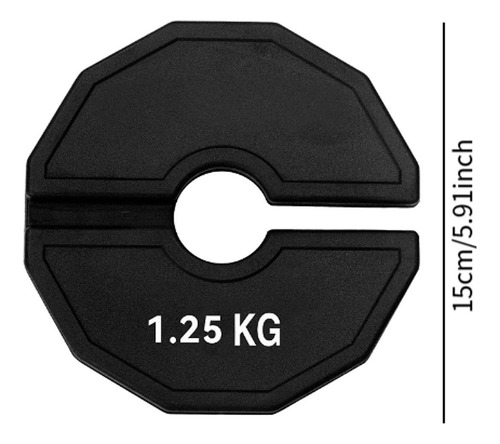 Placa De Peso Fraccional Dumbell Peso Suministros 1,25 Kilos