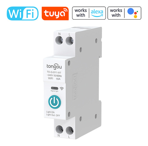 Disyuntor Inteligente Tuya Inalámbrico Con Wifi