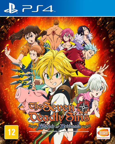 The Seven Deadly Sins: Knigths Of Britannia - Ps4 (físico)