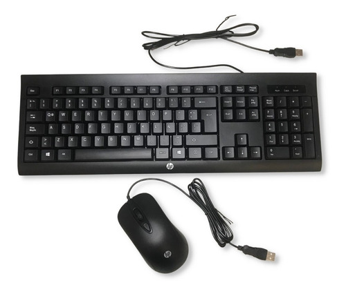 Combo Teclado + Mouse Retroiluminado Hp Gamer Km100 1600 Dpi