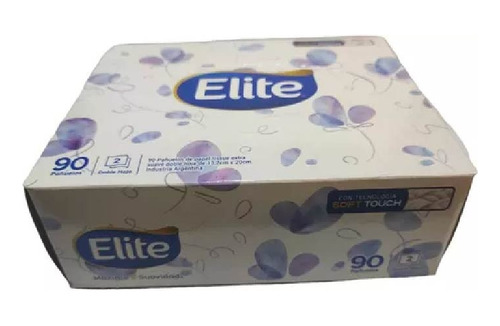 Pañuelos Doble Hoja Tisue Elite Tecno Soft Touch X90 U Flor