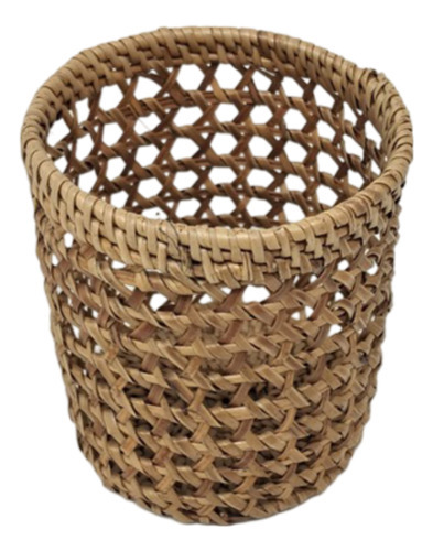 Contenedor / Lapicero/ Rattan Natural / Fibras Naturales /