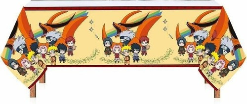 Imagen 2 de 2 de Mantel Plástico Decoración Fiesta Cumpleaños Naruto