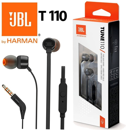Auriculares In-ear Jbl Tune 110 Black