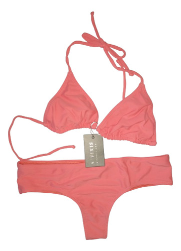 Set 2 Bikinis Color Coral Talle 2 Y Negra Talle 1 Hermosos 