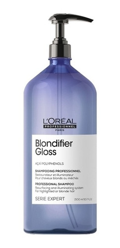 Shampoo Loreal Blondifier Gloss , 1500ml , Envios Gratis 