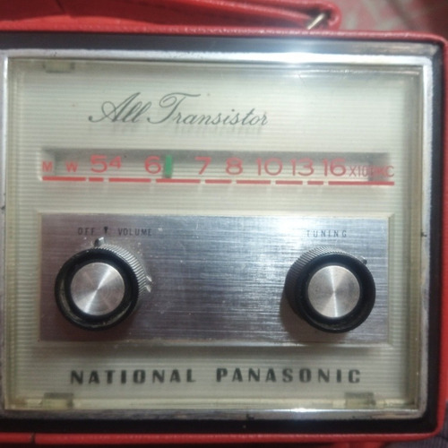 Radio Antiguo De Exportación National Panasonic Funciona (Usado)