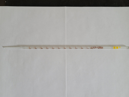 Pipeta Graduada 5 Ml Marca Kimax Punta Larga No. 37022 (Usado)