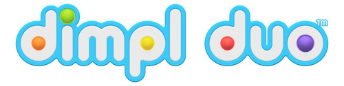 Juguete Fat Brain Toys Dimpl Duo Color Blanco