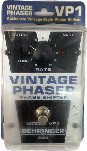 Pedal Behringer Vp1 Vintage Phaser Shifter Novo Original